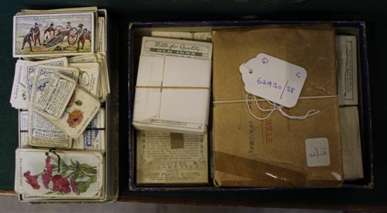 Willss sets 12 postcard cigarette cards, Cities of Britain, Industries & British Empire, 48 x Round Europe 1938 & misc Wills etc (Q)